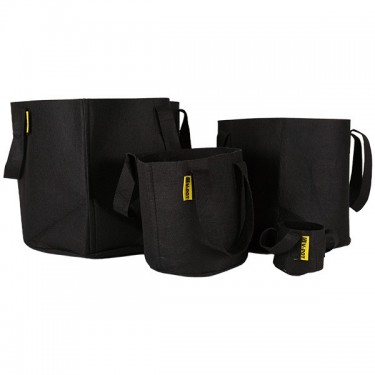 Vaso V-Pot Tecido Preto