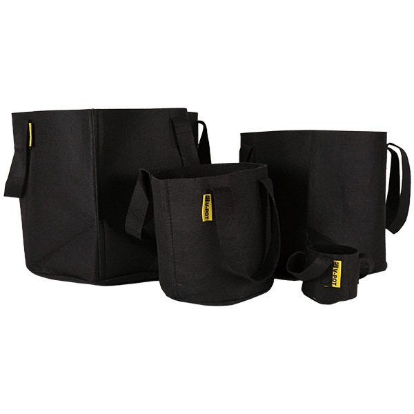 Vaso V-Pot Tecido Preto