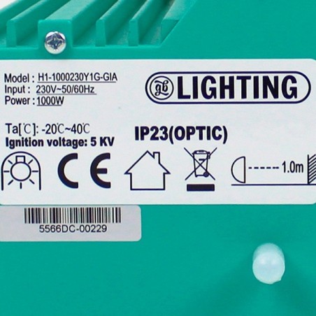 GB Lighting 1000W Luminaire - GB The Green Brand