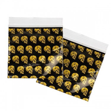 Skull Zip Bag 50x50mm