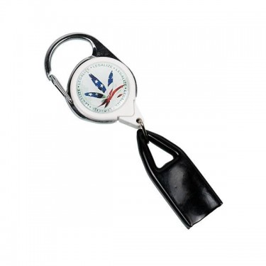 Porte-Briquet Extensible feuille américaine porte-biquet blanc