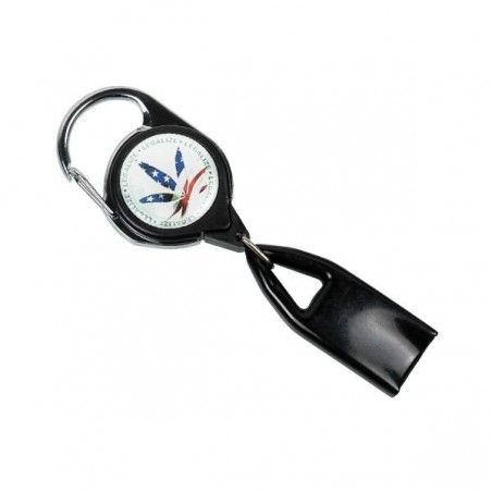 Porte-Briquet Extensible feuille américaine porte-biquet noir