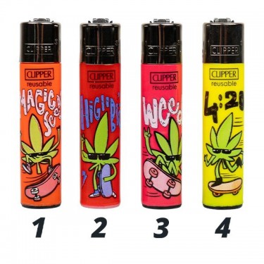 Mechero Clipper Weed Bros