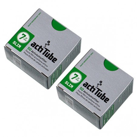 ActiTube Slim Filter Tips Pack 50x2
