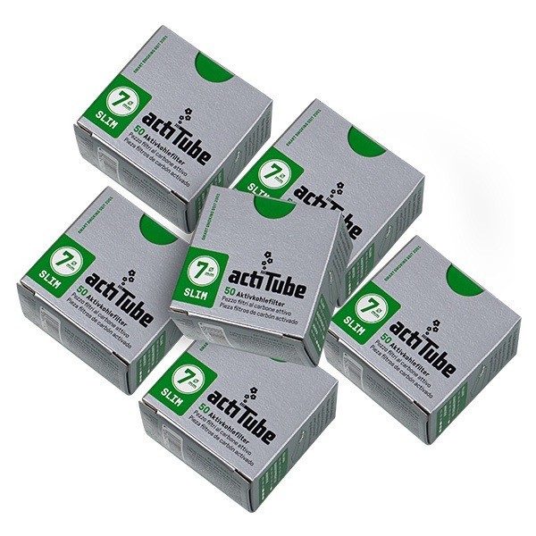 ActiTube Slim Filter Tips Pack 50x6