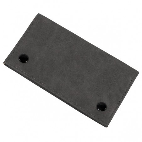 Fake Leather Tobacco Pouch black closed