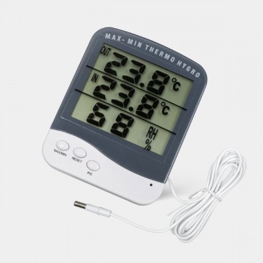Kit Cultivo de Interior Completo Avanzado termohigrómetro max min digital con sonda