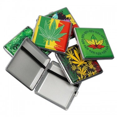 Rasta Metal Cigarette Case