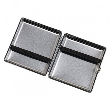 Metal Cigarette Case - Champ Mushroom open