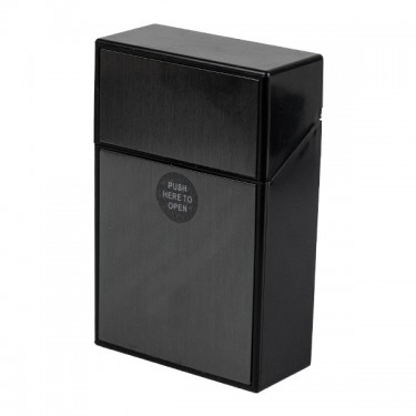 Champ Brushed Cigarette Case black