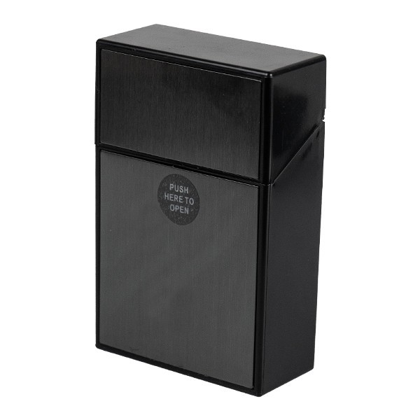 Champ Brushed Cigarette Case black