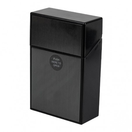 Champ Brushed Cigarette Case black