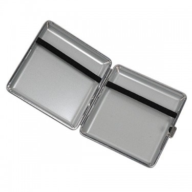 Pink Metal Cigarette Case inside