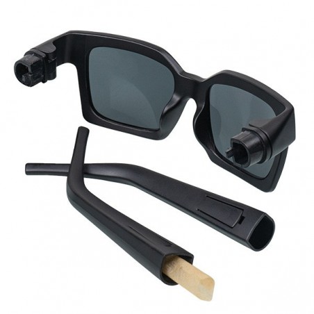 Gafas de Sol de Ocultación Negras con patillas desmontadas y cono