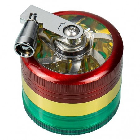 Grinder Manual 4 Partes Rasta cerrado