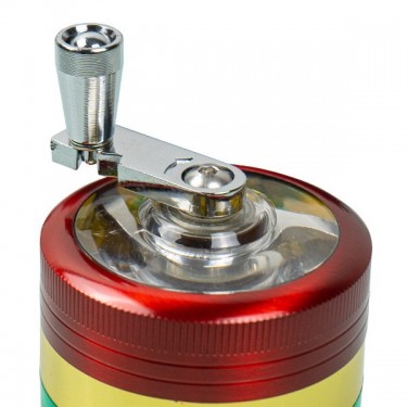 Grinder Manual 4 Partes Rasta tapa grinder manual