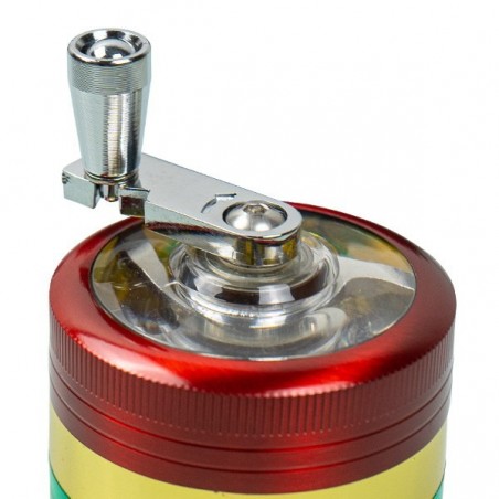 Grinder Manual 4 Partes Rasta tapa grinder manual