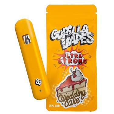 Gorilla Vape CBD 75% Gorilla Grillz - Wedding Cake