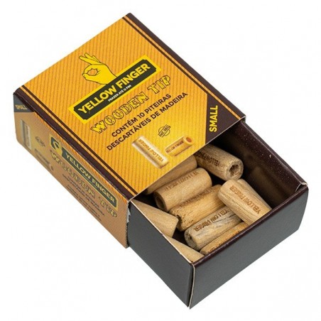 Embouts buccaux en bois Yellow Finger Petits boîte