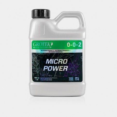 Micro Power Grotek Organics Micronutrientes - Crescer Barato Micro Power Grotek Organics Micronutrientes - Crescer Barato