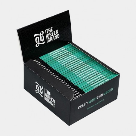 Long Slim rolling papers King Size Organic - GB The Green Brand