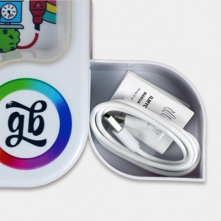 Exclusivo Led GB por Yubia bandeja - GB A marca verde