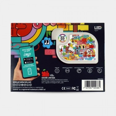 Esclusivo vassoio LED GB by Yubia - GB The Green Brand