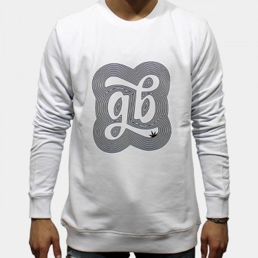Sudadera GB Psico blanca