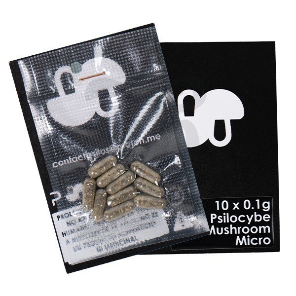 Psilocybe Mushrooms Microdosing Capsules - GB The Green Brand