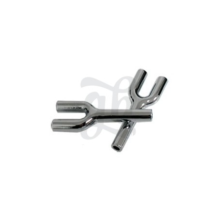 Double Snorter Made of Stainless Steel Double Snorter Made of Stainless Steel