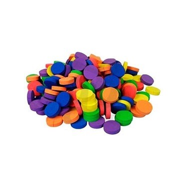 Discos collarín de neopreno de colores