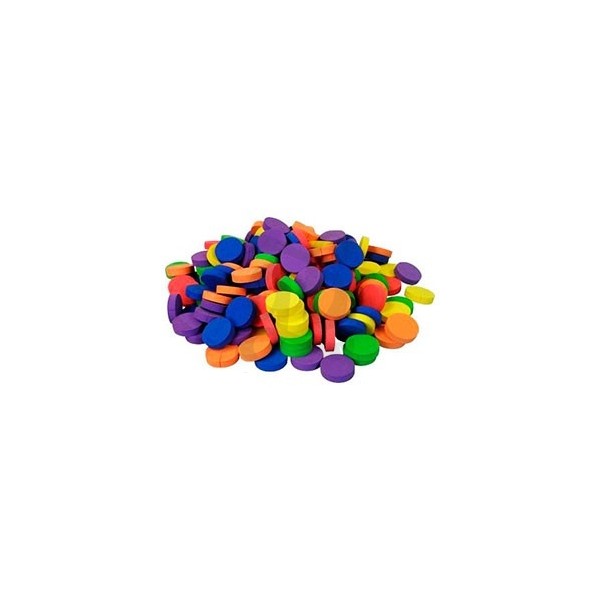 Discos collarín de neopreno de colores