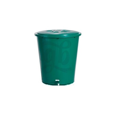 Réservoir vert arrondi avec couvercle Réservoir vert arrondi avec couvercle